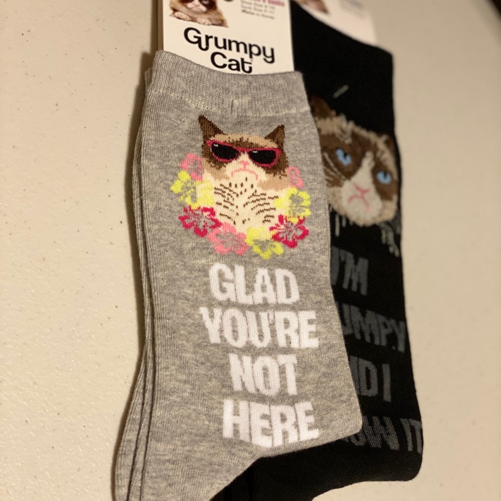 Grumpy Cat Crew Sock Men & Women